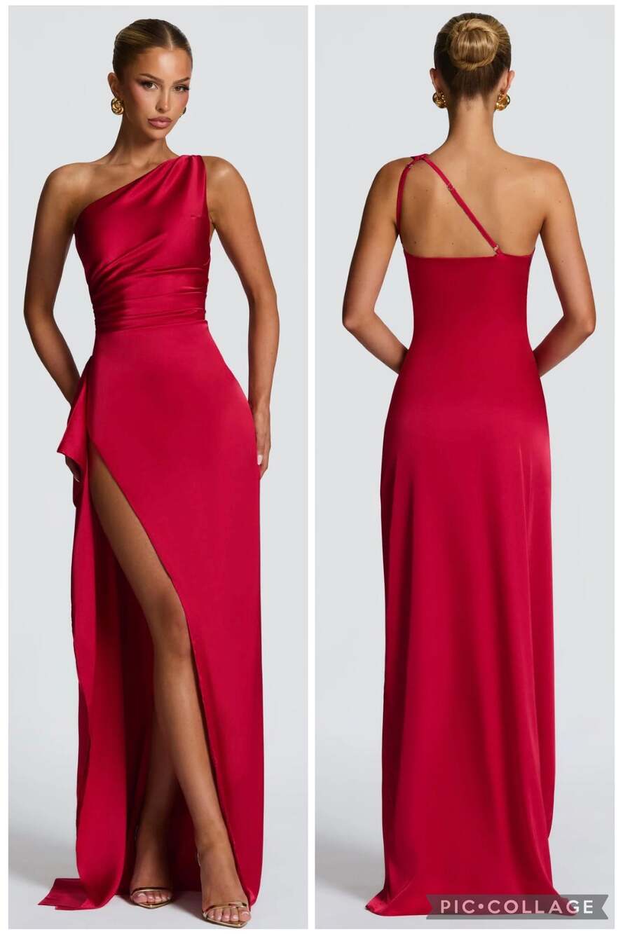 Babyboo Ariel Maxi Dress Red Size Small Cocktail Gown